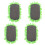 4Pièces Nettoyeur Pour Tableau Et Ardoise Vert 1