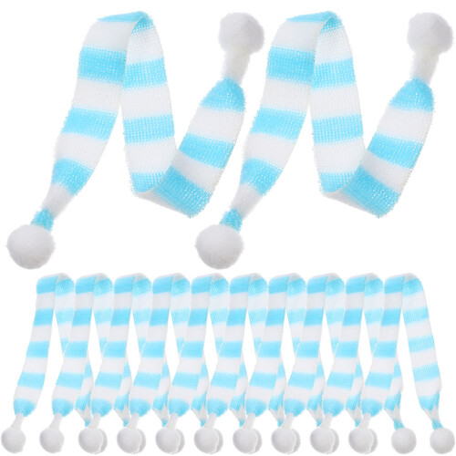 100Pièces Accessoires Mini Écharpes Décoratives En Tissu Pour Noël 1