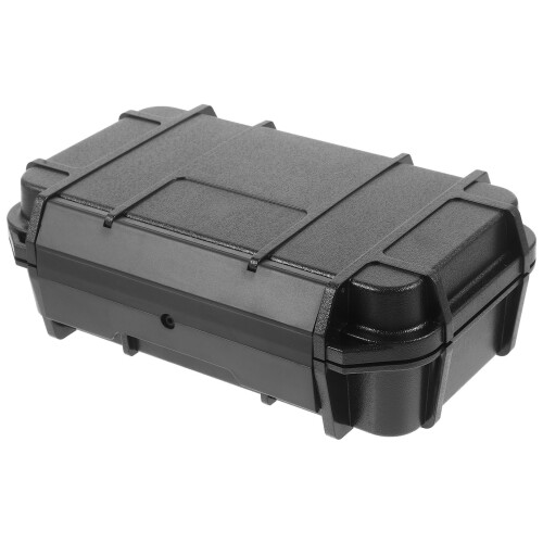 3Pièces Boîtes De Transport Étanches Double Couche Résistantes Noir 1