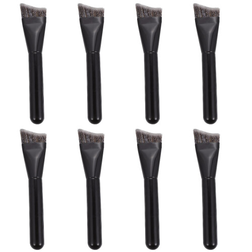 8Pièces Pinceaux Fond De Résistant Usage Professionnel 1