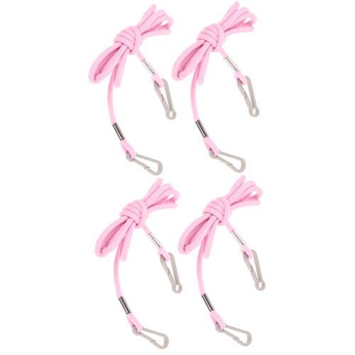 8Pièces Lanière Mitaines Nylon Rose Portable Anti-Perte 2