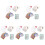540Pièces Jeu Mots Sight Robustes Colorées Enfants 2