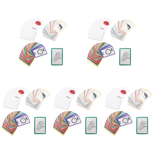 540Pièces Jeu Mots Sight Robustes Colorées Enfants 1