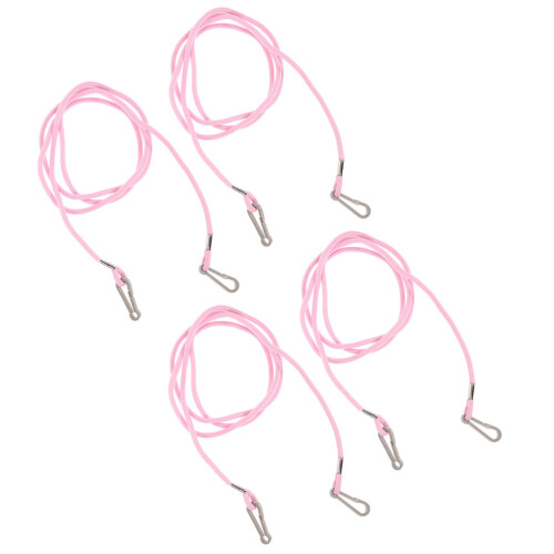 8Pièces Lanière Mitaines Nylon Rose Portable Anti-Perte 1