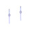 2Pièces Cartoon Lumineuses Violet Strap Confortable 5