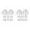 16Pcs Sealed Pc Shaker Cup Lids Splash-Proof Anti-Spill Replacement 10
