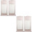 4Pièces Papier Murale Chinoise Polyvalent Coloré 5