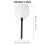 2Pcs Aluminum Pizza Paddle Silver Long Handle Perforated Baking Tool 10