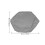 2Pcs Durable Grey Oxford Cloth Sandbox Cover Protective Lid 2