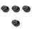 4Pièces Ensemble Encrier Noir Pour Peinture Orientale 3