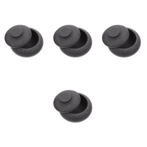 4Pièces Ensemble Encrier Noir Pour Peinture Orientale 2