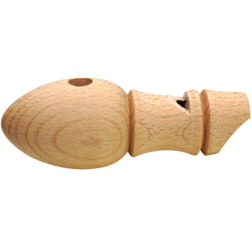 2Pièces Sifflets Bois Pour Bébé, Instrument Musical Khaki