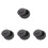 4Pièces Ensemble Encrier Noir Pour Peinture Orientale 2