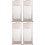 4Pièces Papier Murale Chinoise Polyvalent Coloré 4