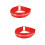 2Pièces Bracelets LED Réfléchissants Confort Sport 7
