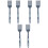 6Pièces Silicone Antiadhésives Bleu Usage 5