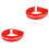 2Pièces Bracelets LED Réfléchissants Confort Sport 3