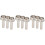 9Pièces Accessoires Trompette Piston Tige Antirouille Argent Compacte 4