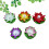 10Pièces Lanternes Lotus Électroniques Décorative Assorties 10