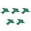 60Pièces Crayons Cire Verts Faciles Marquage Mode Patronage 10