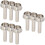 9Pièces Accessoires Trompette Piston Tige Antirouille Argent Compacte 7