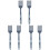 6Pièces Silicone Antiadhésives Bleu Usage 4