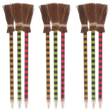 18Pièces Crayons Bois Balai Décoratifs Légers Pour Et Croquis