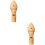2Pièces Sifflets Bois Pour Bébé, Instrument Musical Khaki 8