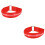 2Pièces Bracelets LED Réfléchissants Confort Sport 6