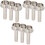 9Pièces Accessoires Trompette Piston Tige Antirouille Argent Compacte 3