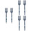 6Pièces Silicone Antiadhésives Bleu Usage 8