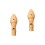 2Pièces Sifflets Bois Pour Bébé, Instrument Musical Khaki 6