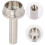 9Pièces Accessoires Trompette Piston Tige Antirouille Argent Compacte 11
