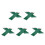 60Pièces Crayons Cire Verts Faciles Marquage Mode Patronage 5
