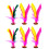 18Pièces Shuttlecocks De Jianzi Plumes Couleurs Assorties 1