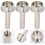 9Pièces Accessoires Trompette Piston Tige Antirouille Argent Compacte 10