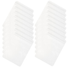 100St PVC Doorzichtige Bewaartasjes Met Ritssluiting Voor Juwelen