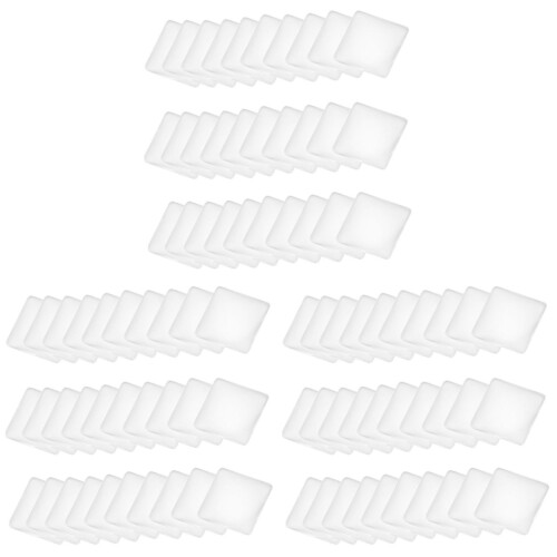 300Pièces Cabochons Transparent En Verre Pour Perles DIY 1