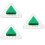 3Pièces Écrans Urinoir Aromatiques Verts Usage 8