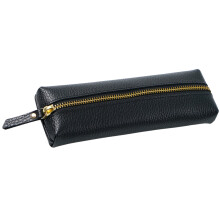 4Pcs Portable Black Pencil Bag Anti-Scratch Pen Organizer for Students