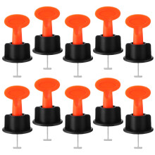 102Pièces Kit De Pose De Carrelage Réutilisable Noir Orange Pour Sols