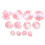 24Pièces Mini Chapeaux Rayés Pour Accessoires DIY Décoratifs 1