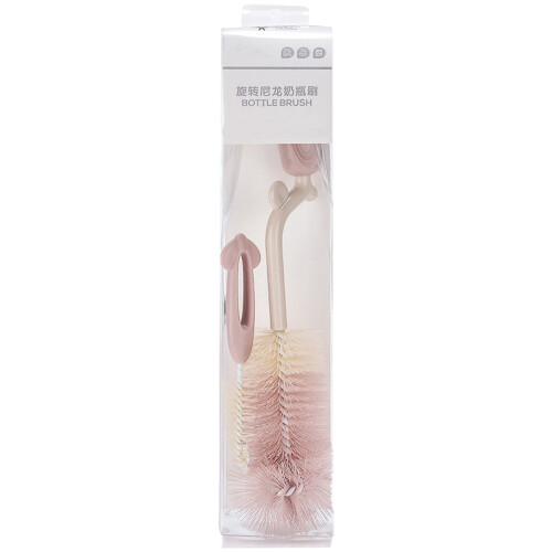 2Ensembles Brosses Nettoyage Bébé Rose Avec Longue 1