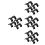16Pièces D'adaptation Guidon Aluminium Durable 7