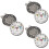 3Pièces Marqueurs Golf Résistants Portables Pour 6