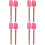 8Pièces Spatules Silicone Compactes Outils Colorés 5