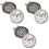 3Pièces Marqueurs Golf Résistants Portables Pour 3