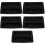 5Pièces Couvercles Grille-Pain Silicone Noir Usage Sécurisé 8