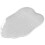 3Pcs Ceramic Leaf Shaped Plates White Dessert Serving Appetizer Dish 1
