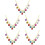 5Pièces Colliers Pour En , Multicolores, Style 8